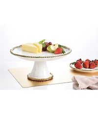 Pampa Bay Salerno Porcelain Round Cake Stand