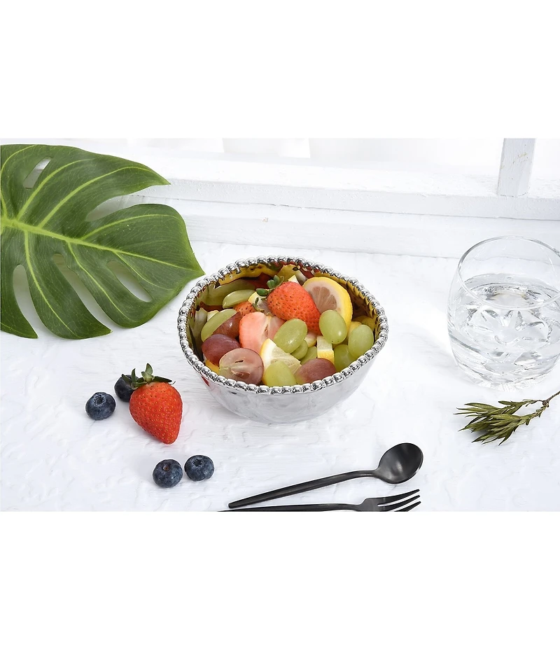 Pampa Bay Verona Silver Porcelain Small Bowl