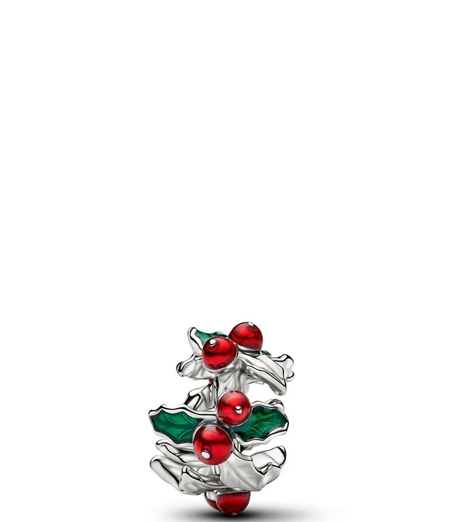 Pandora Holly Sprig Charm