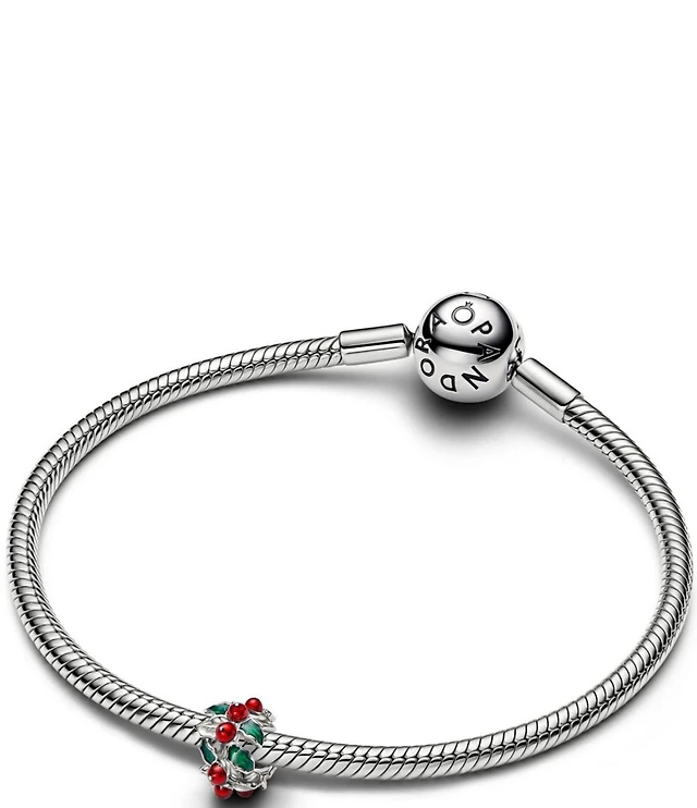 Pandora Holly Sprig Charm
