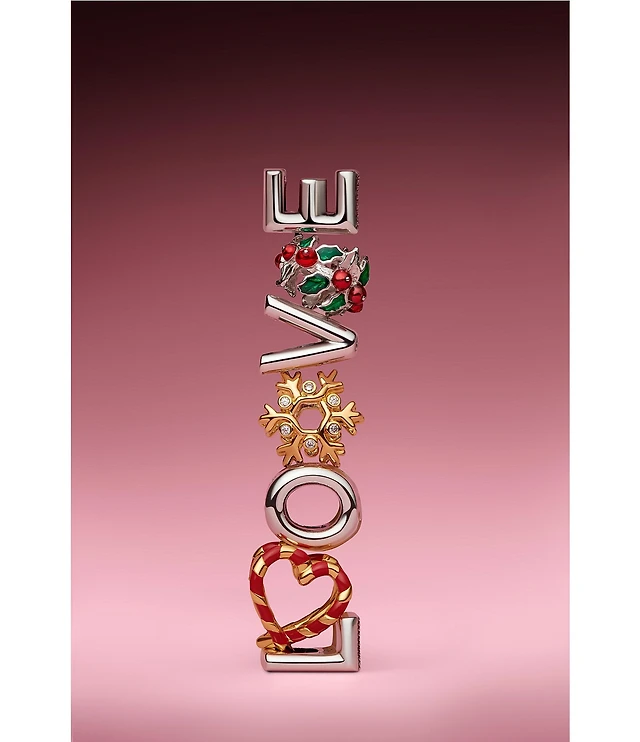 Pandora Holly Sprig Charm