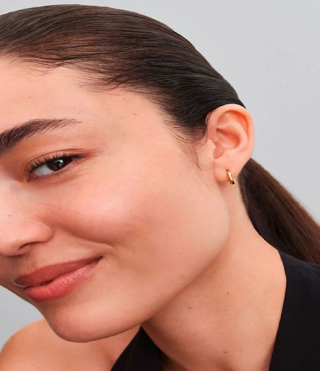 Pandora Round Hoop Earrings
