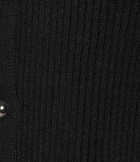 Papermoon Knit V-Neck Button Front Sweater Vest