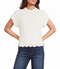 Papermoon Mock Neck Sweater Top