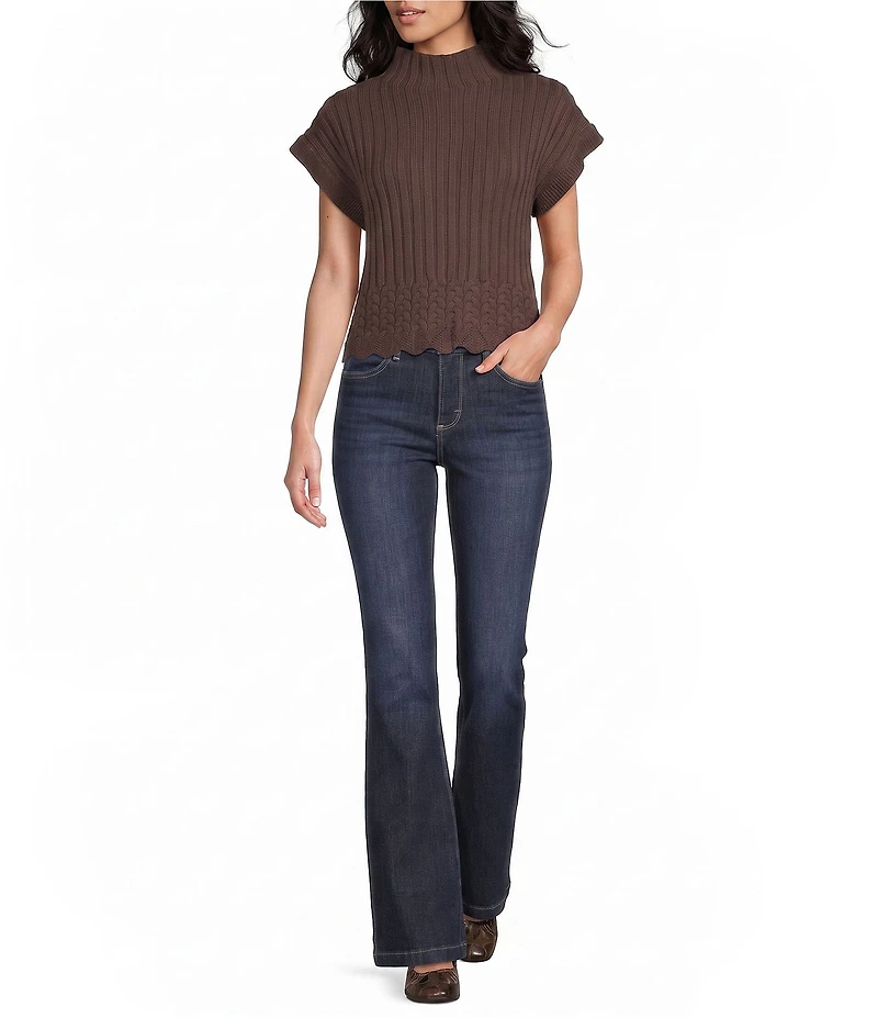 Papermoon Mock Neck Sweater Top