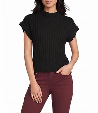 Papermoon Mock Neck Sweater Top
