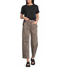 Papermoon Short Sleeve Side Tie Bubble Top
