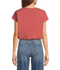 Papermoon Sleeveless Bubble Hem Top