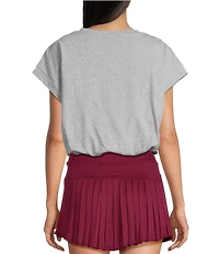 Papermoon Sleeveless Bubble Hem Top