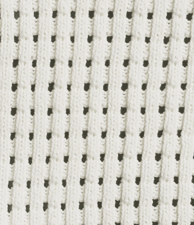 Papermoon Sweater Knit Scoop Neck Sleeveless Ruffle Hem Top