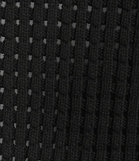 Papermoon Sweater Knit Scoop Neck Sleeveless Ruffle Hem Top