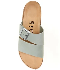 Papillio by Birkenstock Almina Nubuck Platform Slide Sandals