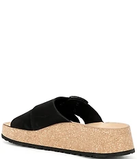 Papillio by Birkenstock Almina Nubuck Platform Slide Sandals