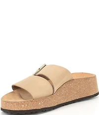 Papillio by Birkenstock Almina Nubuck Platform Slide Sandals