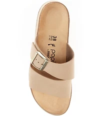 Papillio by Birkenstock Almina Nubuck Platform Slide Sandals