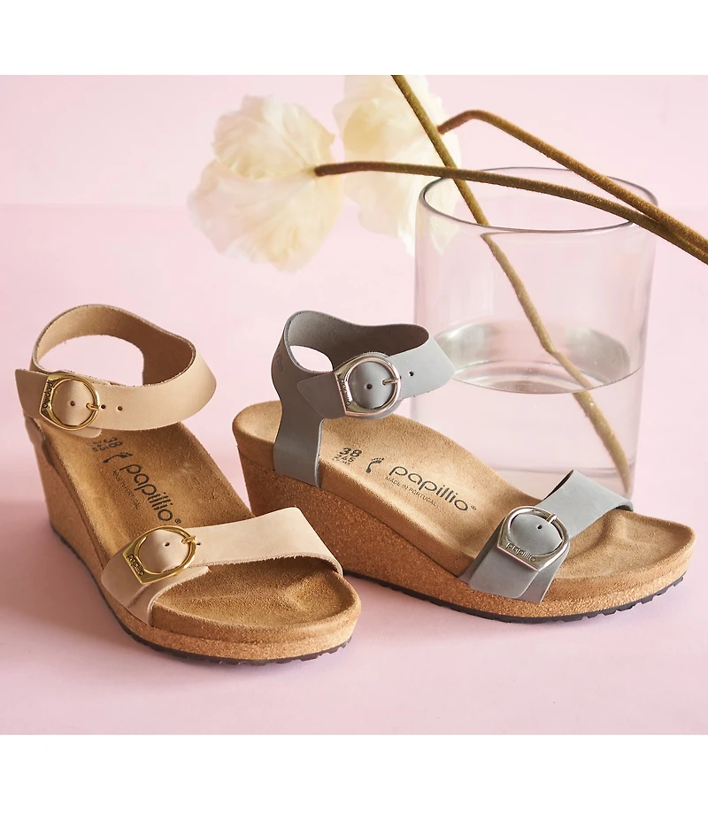 Papillio by Birkenstock Soley Nubuck Wedges