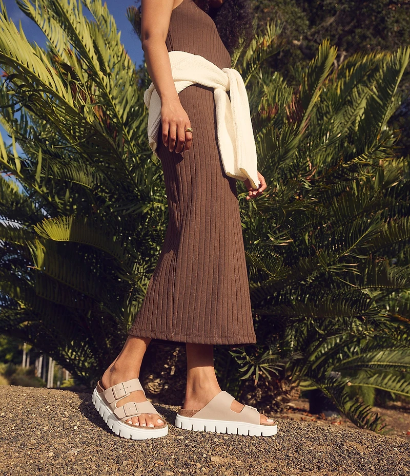 Papillio by Birkenstock Women's Arizona Chunky Birko-Flor Platform Slide Sandals