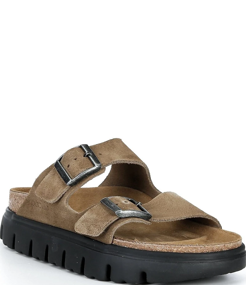 Papillio by Birkenstock Women's Arizona Chunky Suede Platform Sandals