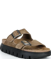 Papillio by Birkenstock Women's Arizona Chunky Suede Platform Sandals