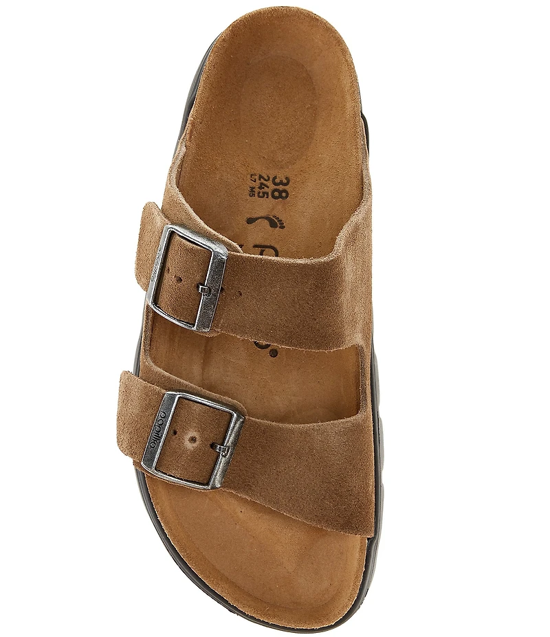 Papillio by Birkenstock Women's Arizona Chunky Suede Platform Sandals