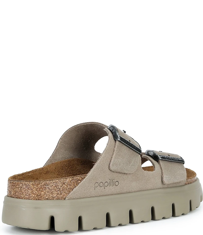 Papillio by Birkenstock Women's Arizona Chunky Suede Platform Sandals