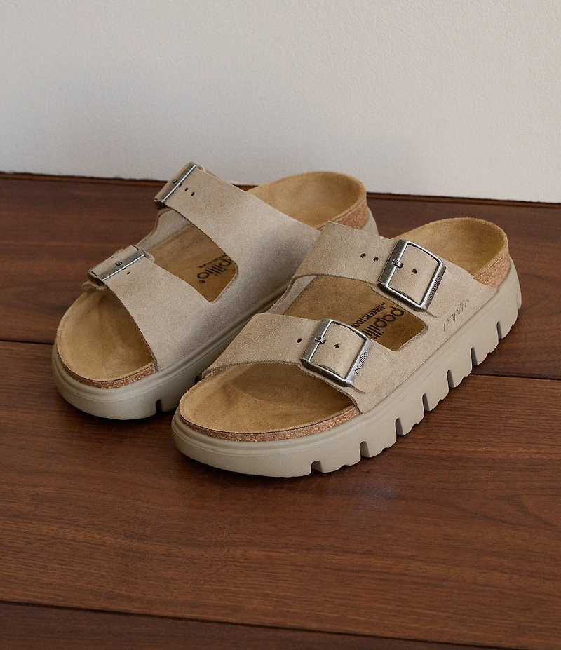 Papillio by Birkenstock Women's Arizona Chunky Suede Platform Sandals