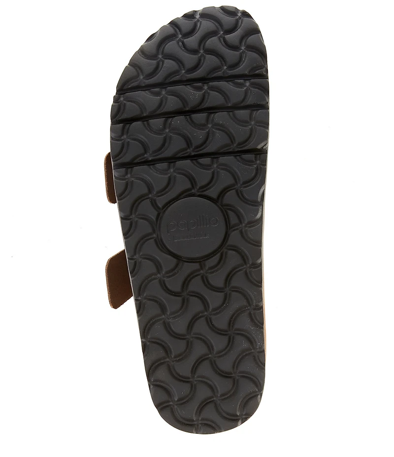 Papillio by Birkenstock Women's Arizona Suede Nubuck Platform Sandals