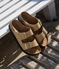 Papillio by Birkenstock Women's Arizona Suede Nubuck Platform Sandals