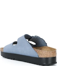 Papillio by Birkenstock Women's Arizona Suede Nubuck Platform Sandals