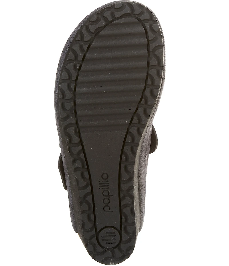 Papillio by Birkenstock Women's Fanny Suede Wedge Clogs