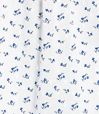 Papinelle Ditsy Print Swiss Dot Long Sleeve Shawl Collar Woven Maxi Robe