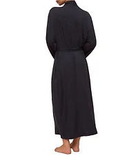 Papinelle Kate Lightweight Knit Long Sleeve Shawl Collar Maxi Robe