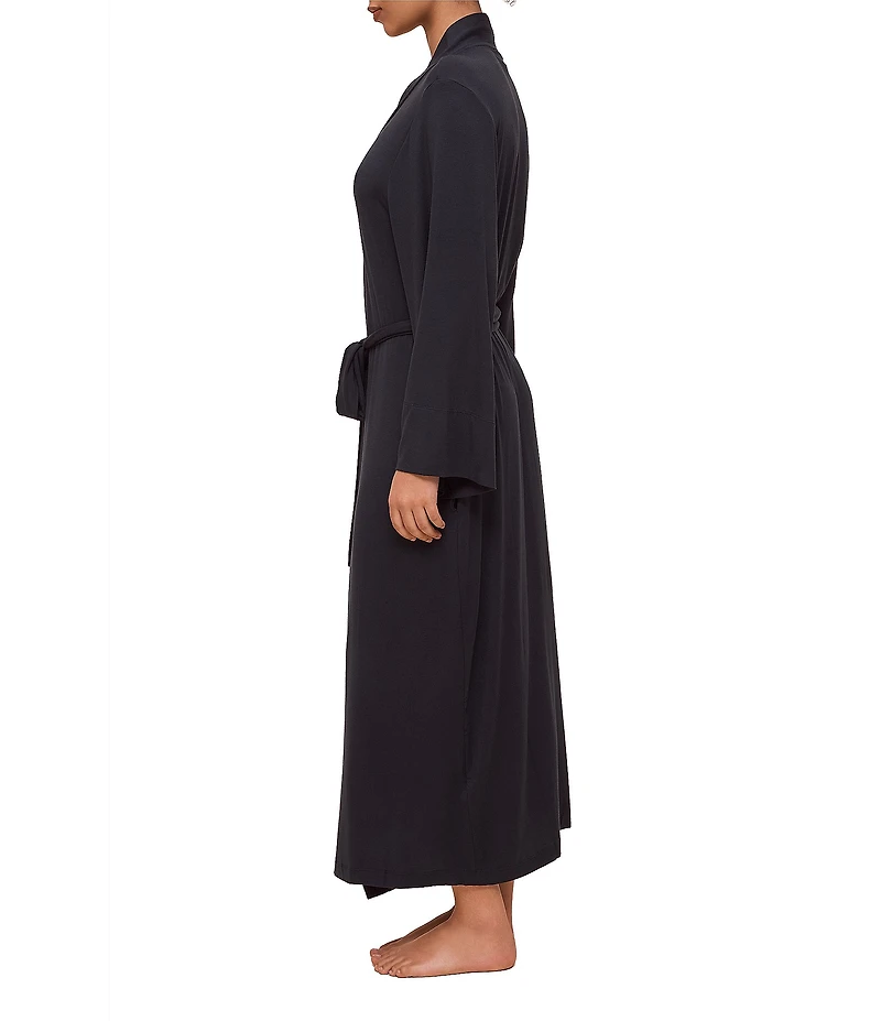 Papinelle Kate Lightweight Knit Long Sleeve Shawl Collar Maxi Robe