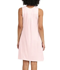 Papinelle Solid Pleated Modal Nightgown
