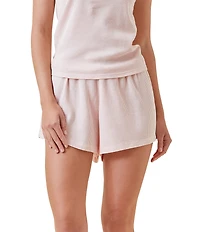 Papinelle Waffle Knit Sleeveless Shorty Cotton Shorty Pajama Set