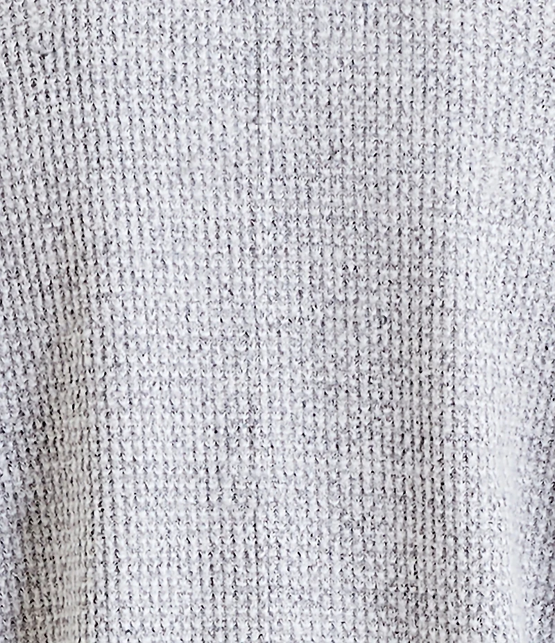 Papinelle Waffle Textured Long Sleeve V-Neck Knit Lounge Set