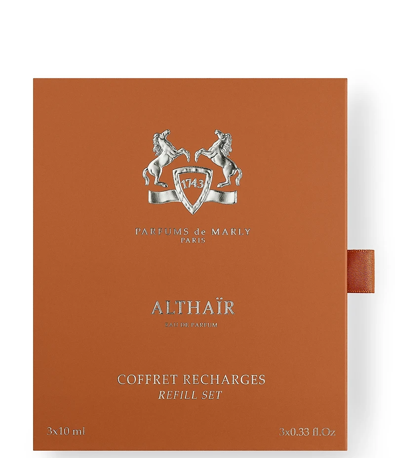 PARFUMS de MARLY Men's Althair Eau de Parfum Refillable Travel Set with Case