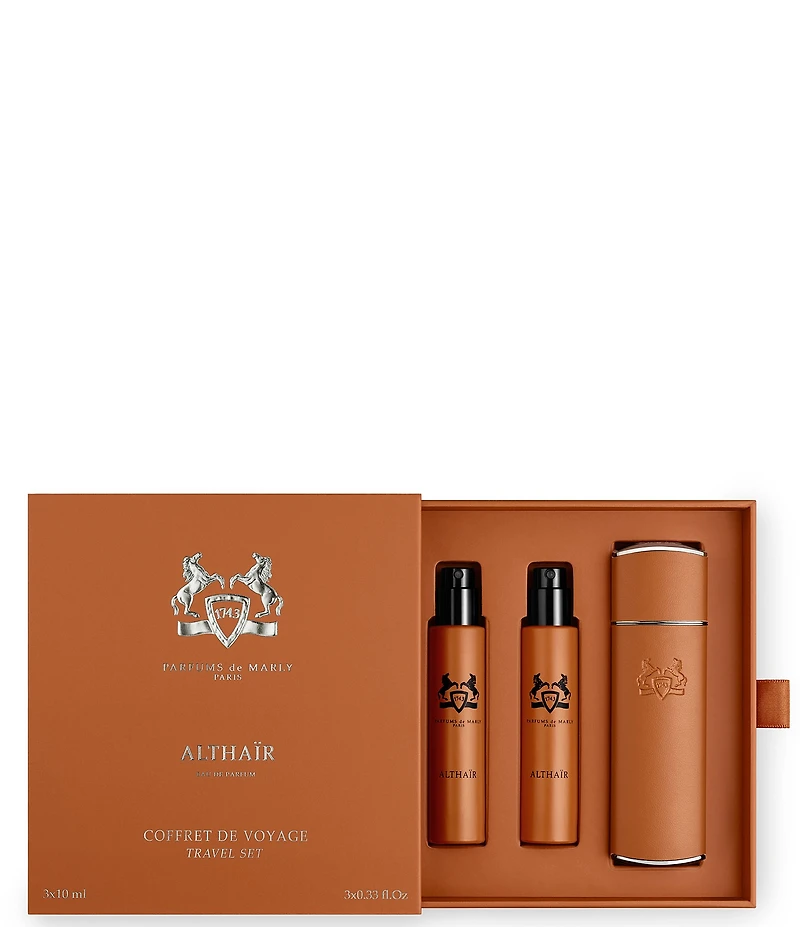 PARFUMS de MARLY Men's Althair Eau de Parfum Refillable Travel Set with Case