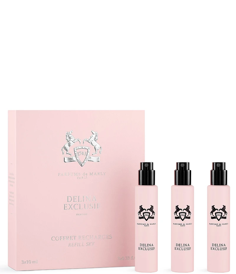 PARFUMS de MARLY Delina Exclusif Parfum Refillable Travel Set with Case