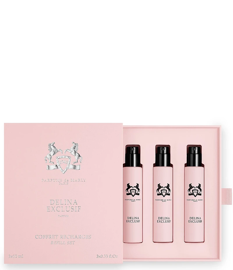 PARFUMS de MARLY Delina Exclusif Parfum Refillable Travel Set with Case