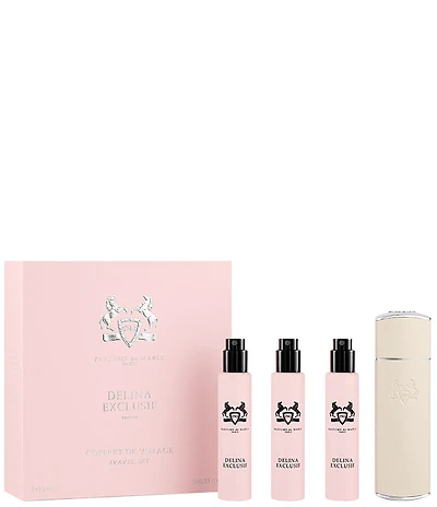 PARFUMS de MARLY Delina Exclusif Parfum Refillable Travel Set with Case