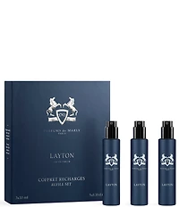 PARFUMS de MARLY Men's Layton Eau de Parfum Refillable Travel Set with Case