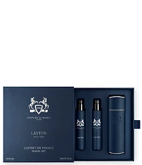 PARFUMS de MARLY Men's Layton Eau de Parfum Refillable Travel Set with Case