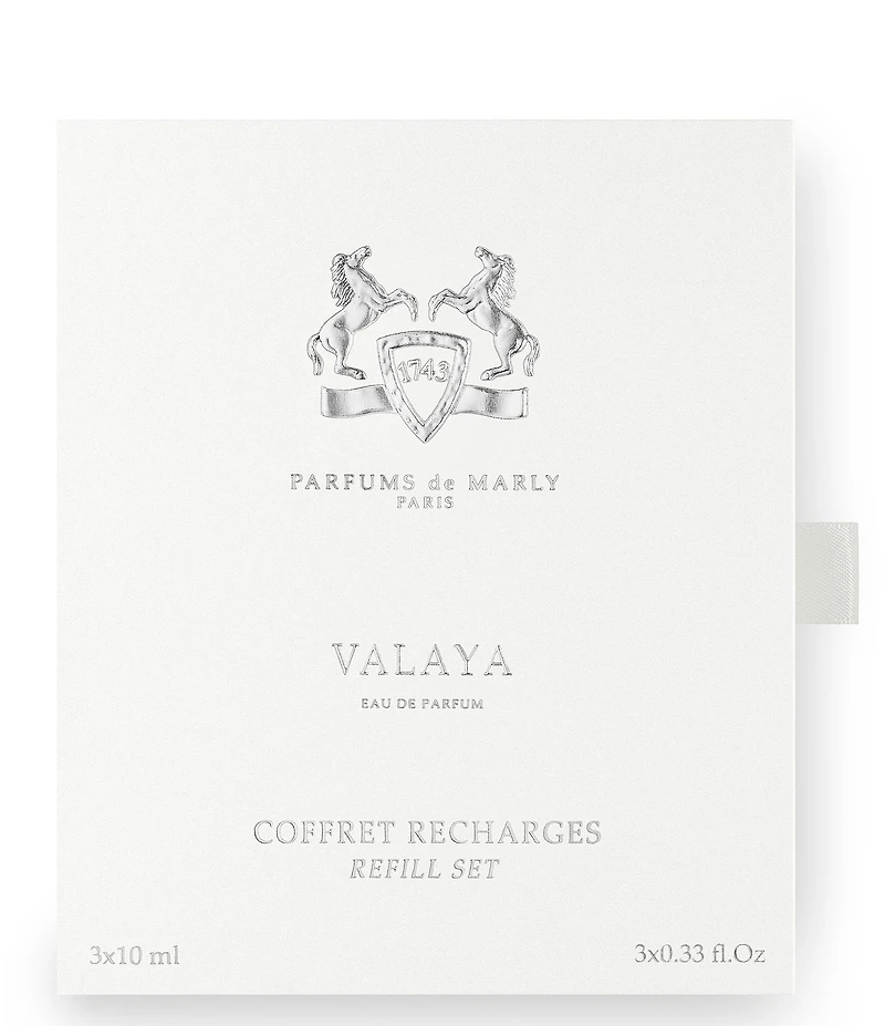 PARFUMS de MARLY Valaya Eau de Parfum Refillable Travel Set with Case