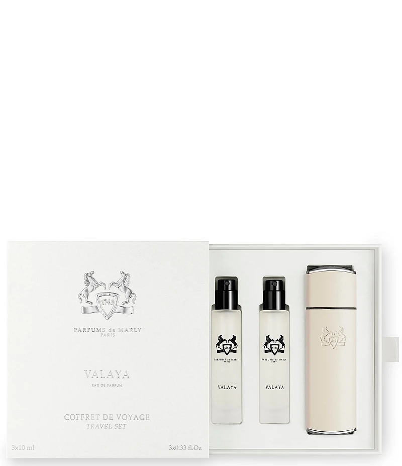 PARFUMS de MARLY Valaya Eau de Parfum Refillable Travel Set with Case
