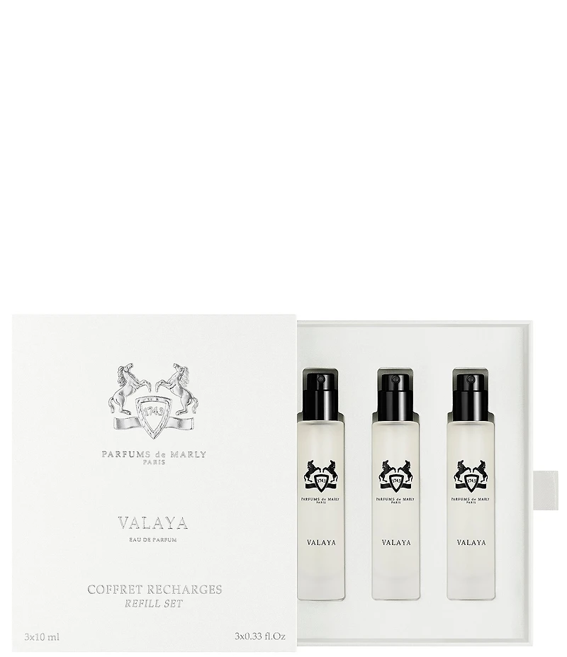 PARFUMS de MARLY Valaya Eau de Parfum Refillable Travel Set with Case
