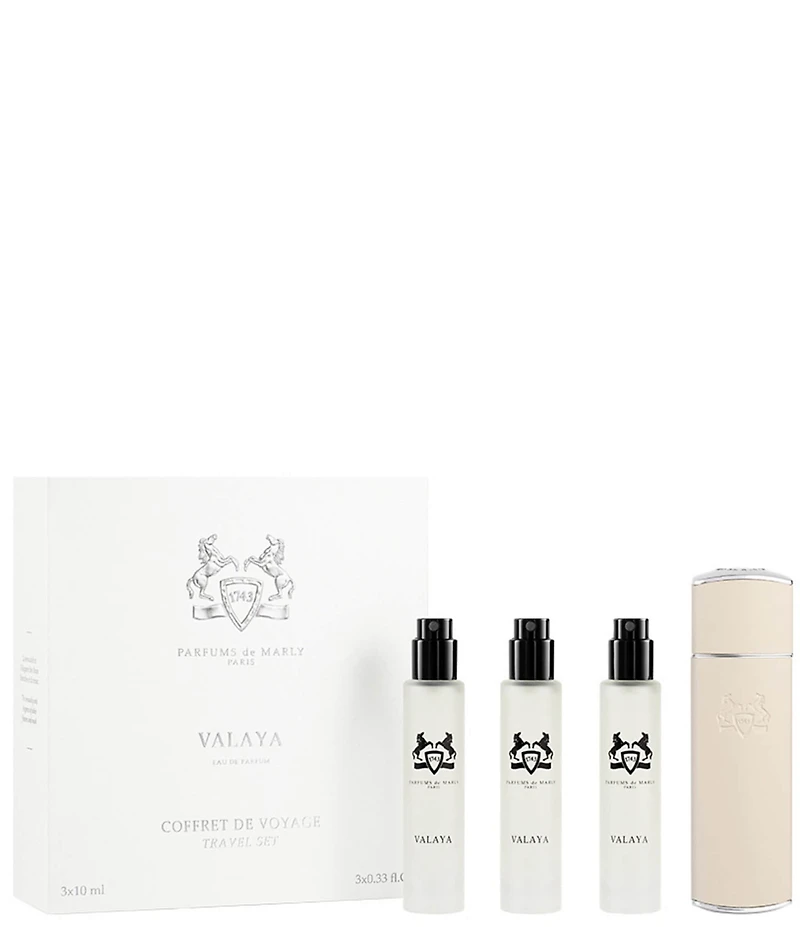 PARFUMS de MARLY Valaya Eau de Parfum Refillable Travel Set with Case