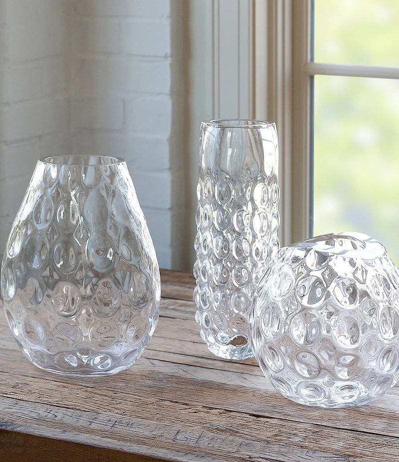 Park Hill Alouetta Blown Tall Glass Vase