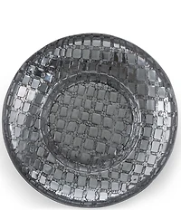 Park Hill Crocodile Pattern Pewter Decorative Bowl