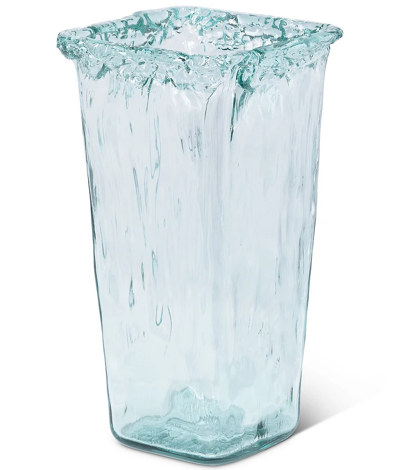 Park Hill Oceana Organic Glass Square Vase